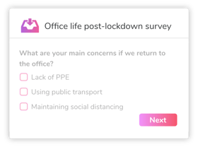 post lockdown survey